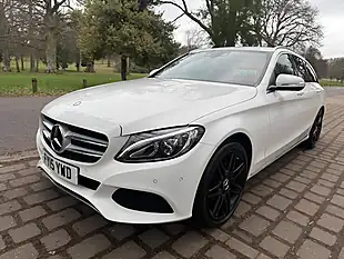 Used 2015 Mercedes-Benz C Class Sport White - Interior and Exterior details 10