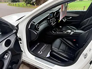Used 2015 Mercedes-Benz C Class Sport White - Interior and Exterior details 14