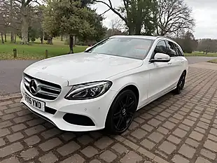 Used 2015 Mercedes-Benz C Class Sport White - Interior and Exterior details 4
