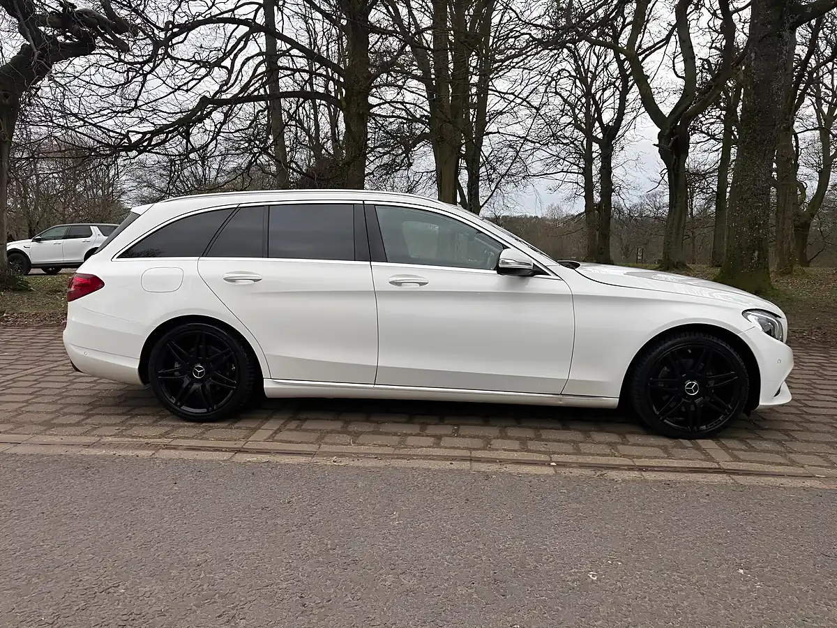 Used 2015 Mercedes-Benz C Class Sport White - Interior and Exterior details 6