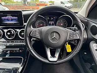 Used 2015 Mercedes-Benz C Class Sport White - Interior and Exterior details 11