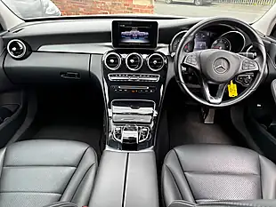 Used 2015 Mercedes-Benz C Class Sport White - Interior and Exterior details 16