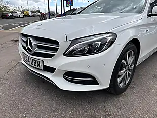Used 2015 Mercedes-Benz C Class Sport White - Interior and Exterior details 7