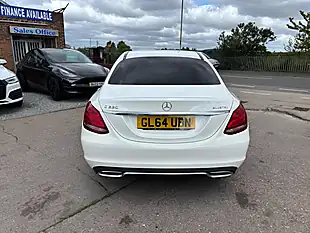 Used 2015 Mercedes-Benz C Class Sport White - Interior and Exterior details 8