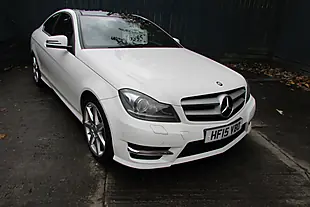Used 2015 Mercedes-Benz C250 Sport Edition Premium Plus White - Interior and Exterior details 10