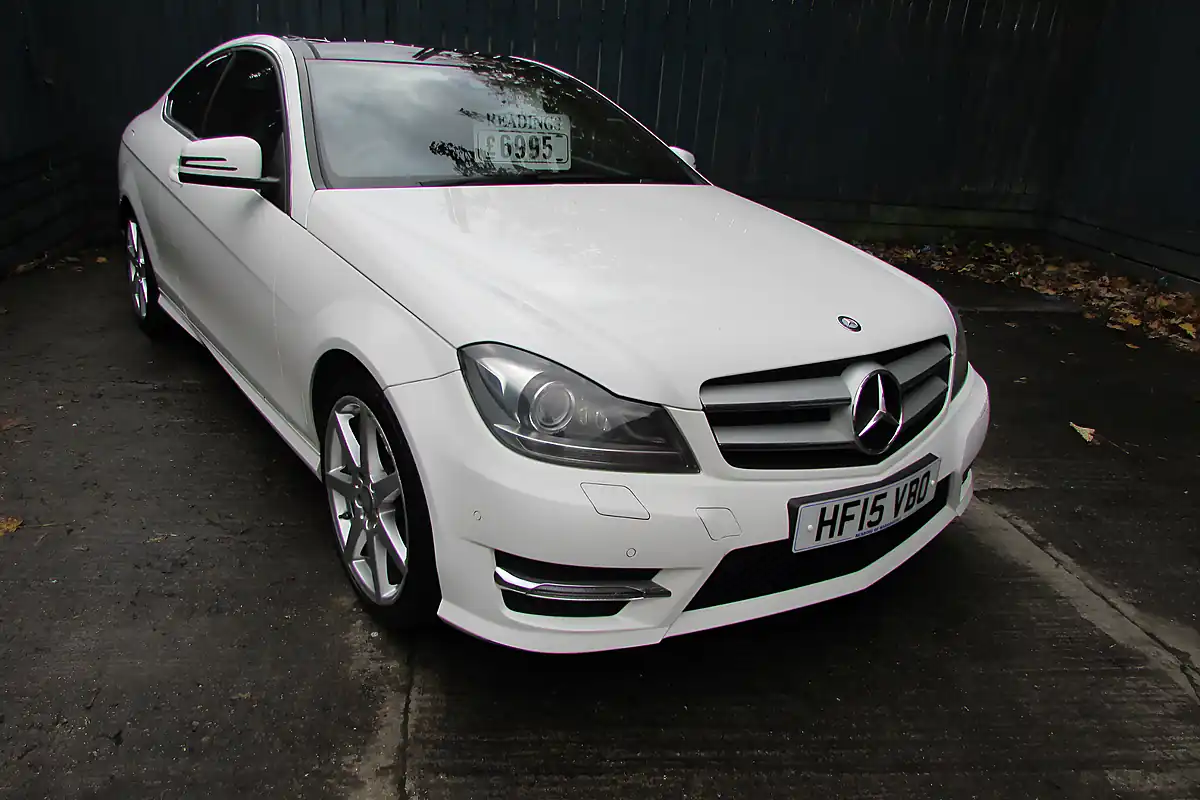 Used 2015 Mercedes-Benz C250 Sport Edition Premium Plus White - Interior and Exterior details 10