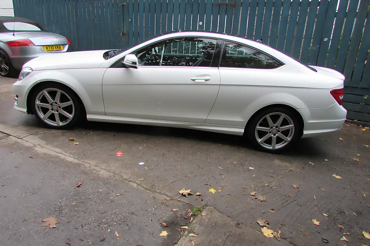 Used 2015 Mercedes-Benz C250 Sport Edition Premium Plus White - Interior and Exterior details 11