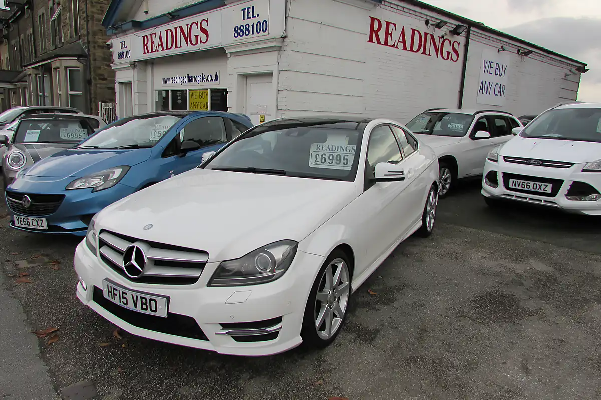 Used 2015 Mercedes-Benz C250 Sport Edition Premium Plus White - Interior and Exterior details 2