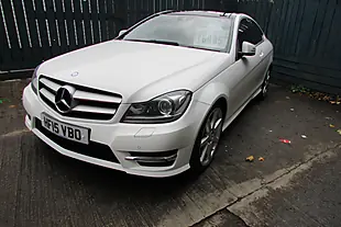 Used 2015 Mercedes-Benz C250 Sport Edition Premium Plus White - Interior and Exterior details 7