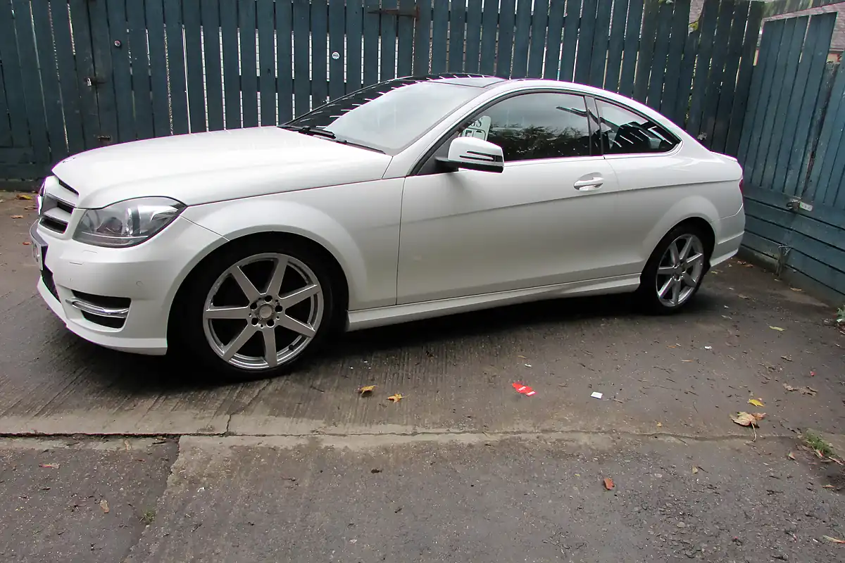 Used 2015 Mercedes-Benz C250 Sport Edition Premium Plus White - Interior and Exterior details 8