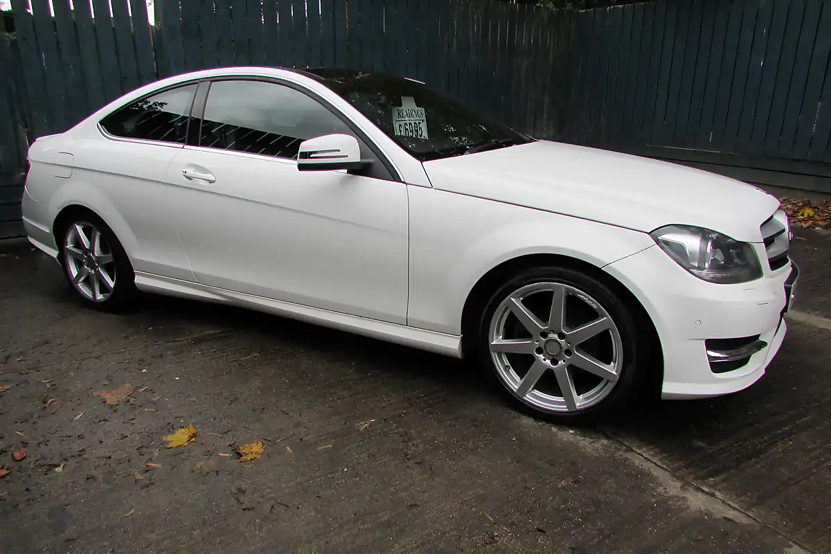 Used 2015 Mercedes-Benz C250 Sport Edition Premium Plus White - Interior and Exterior details 9