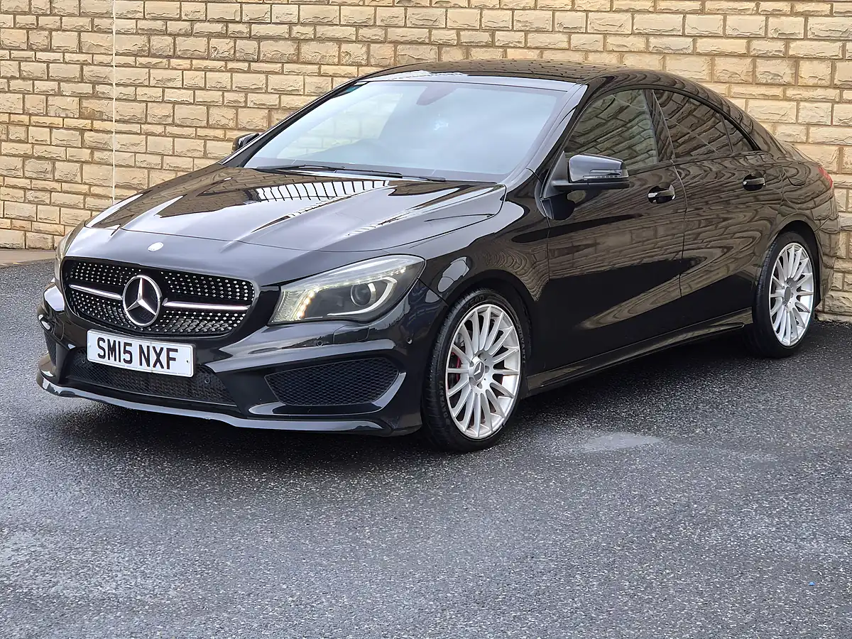 Used 2015 Mercedes-Benz Cla AMG Sport Coupe Black - Interior and Exterior details 4
