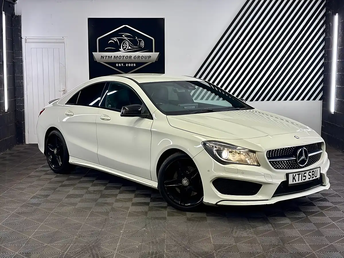 Used 2015 Mercedes-Benz Cla AMG Sport Coupe White - Interior and Exterior details 2