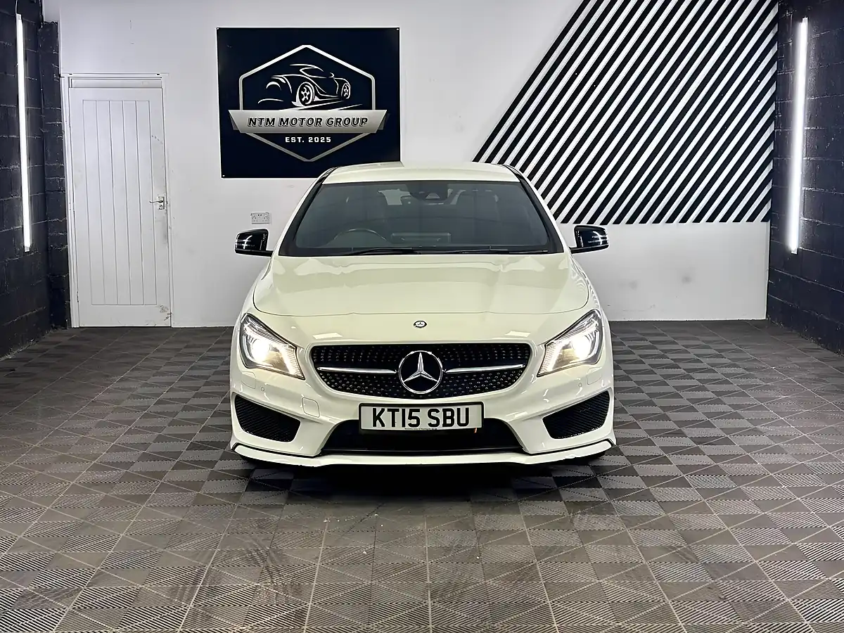Used 2015 Mercedes-Benz Cla AMG Sport Coupe White - Interior and Exterior details 3