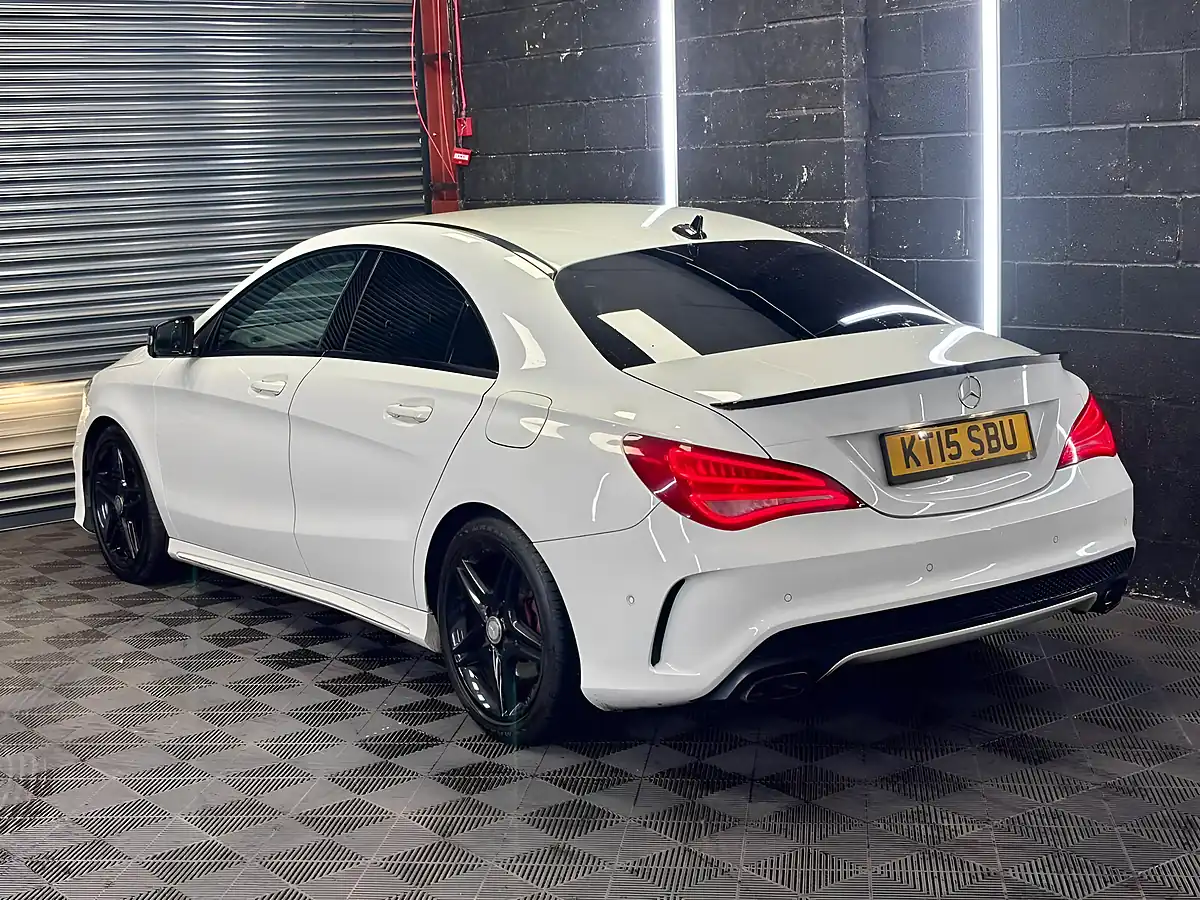 Used 2015 Mercedes-Benz Cla AMG Sport Coupe White - Interior and Exterior details 4