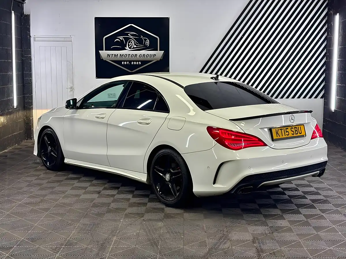 Used 2015 Mercedes-Benz Cla AMG Sport Coupe White - Interior and Exterior details 5