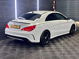 Used 2015 Mercedes-Benz Cla AMG Sport Coupe White - Interior and Exterior details 7