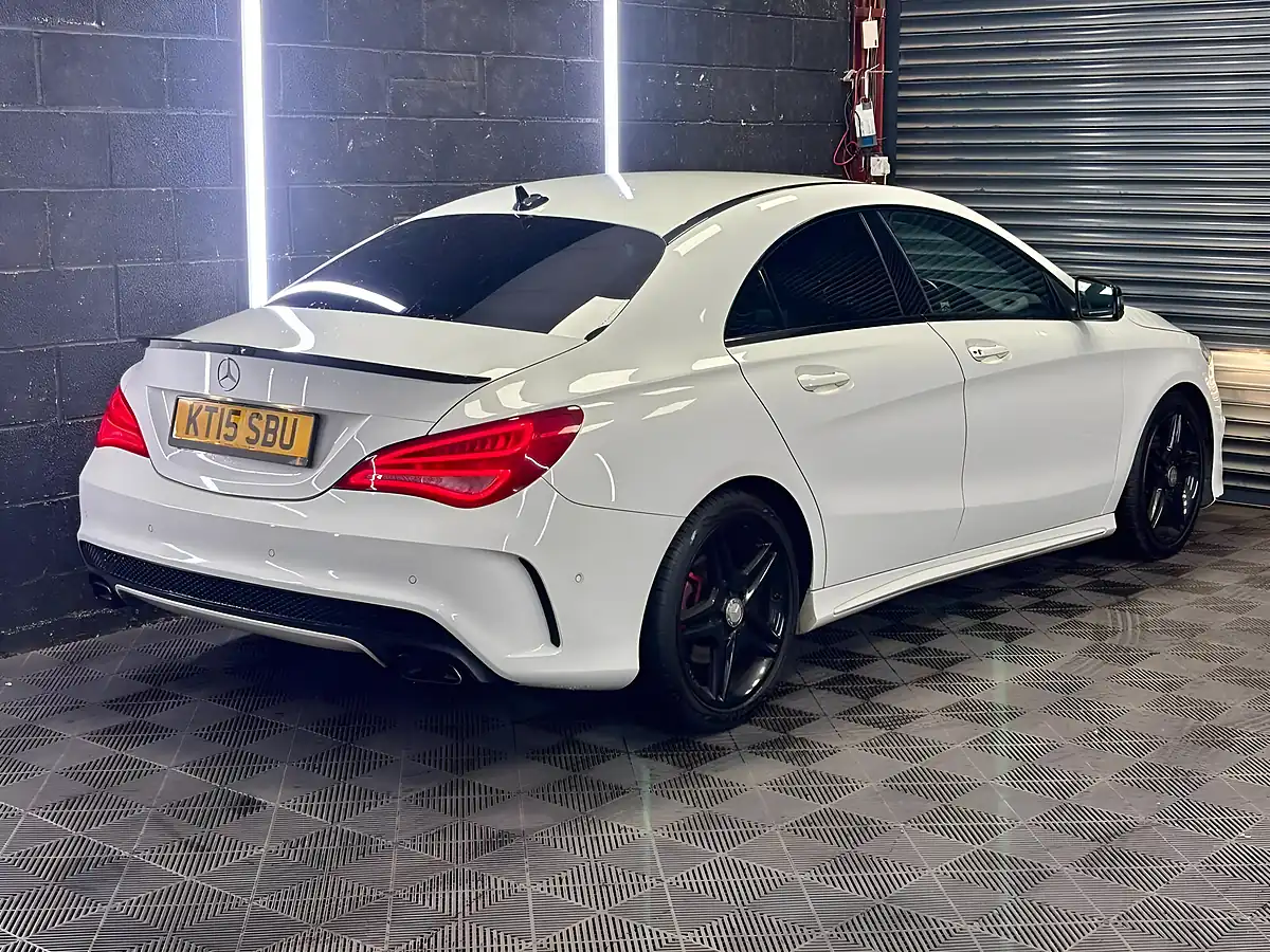 Used 2015 Mercedes-Benz Cla AMG Sport Coupe White - Interior and Exterior details 7