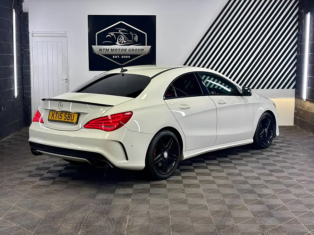 Used 2015 Mercedes-Benz Cla AMG Sport Coupe White - Interior and Exterior details 8