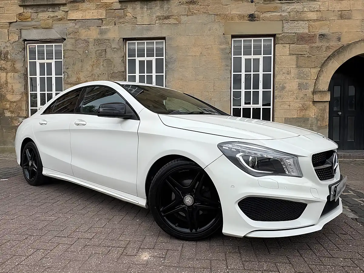 Used 2015 Mercedes-Benz Cla AMG Sport White - Front View