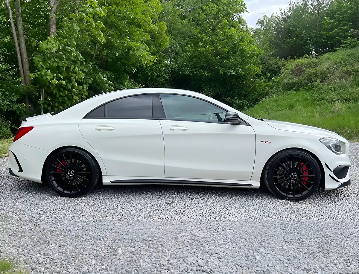 Used 2015 Mercedes-Benz Cla Class CLA45 AMG Cirrus White - Interior and Exterior details 2