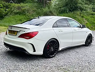 Used 2015 Mercedes-Benz Cla Class CLA45 AMG Cirrus White - Interior and Exterior details 3