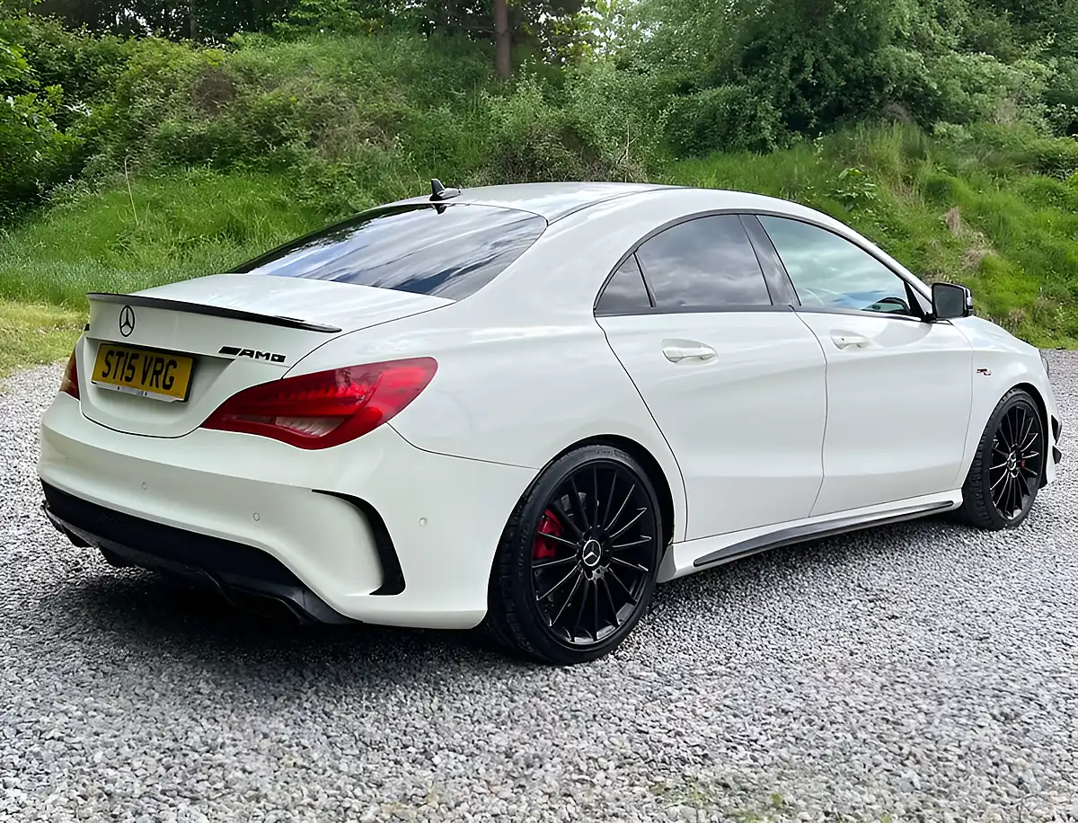 Used 2015 Mercedes-Benz Cla Class CLA45 AMG Cirrus White - Interior and Exterior details 3