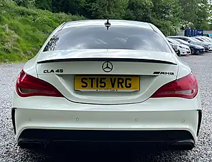 Used 2015 Mercedes-Benz Cla Class CLA45 AMG Cirrus White - Interior and Exterior details 4