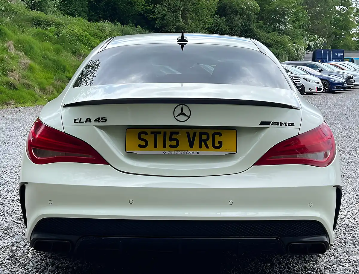 Used 2015 Mercedes-Benz Cla Class CLA45 AMG Cirrus White - Interior and Exterior details 4