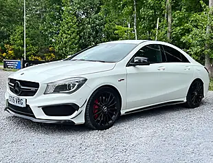 Used 2015 Mercedes-Benz Cla Class CLA45 AMG Cirrus White - Interior and Exterior details 7