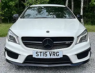 Used 2015 Mercedes-Benz Cla Class CLA45 AMG Cirrus White - Interior and Exterior details 9