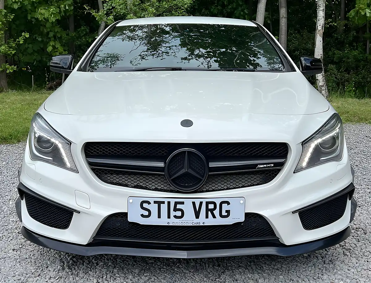 Used 2015 Mercedes-Benz Cla Class CLA45 AMG Cirrus White - Interior and Exterior details 9