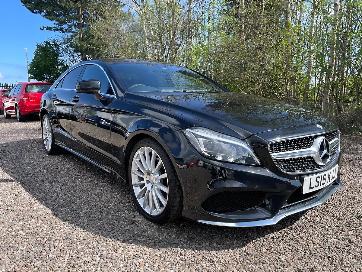 Used 2015 Mercedes-Benz Cls AMG Line Black - Front View