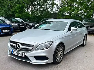 Used 2015 Mercedes-Benz Cls Class AMG Line Silver - Interior and Exterior details 2