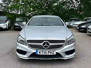 Used 2015 Mercedes-Benz Cls Class AMG Line Silver - Interior and Exterior details 4
