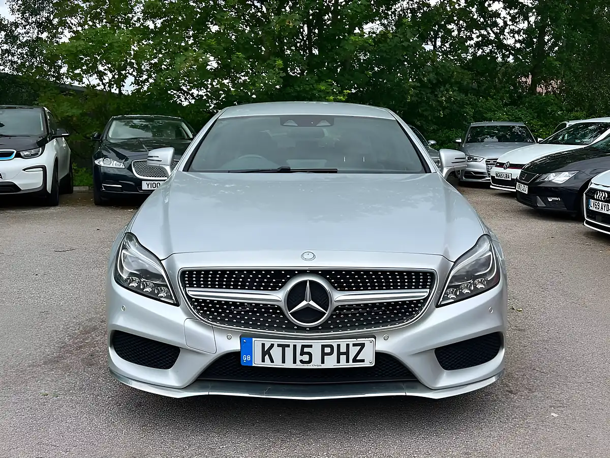 Used 2015 Mercedes-Benz Cls Class AMG Line Silver - Interior and Exterior details 4