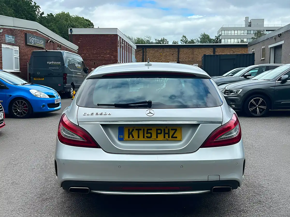 Used 2015 Mercedes-Benz Cls Class AMG Line Silver - Interior and Exterior details 5
