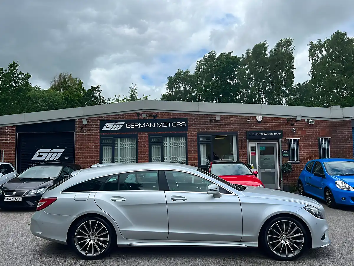Used 2015 Mercedes-Benz Cls Class AMG Line Silver - Interior and Exterior details 7