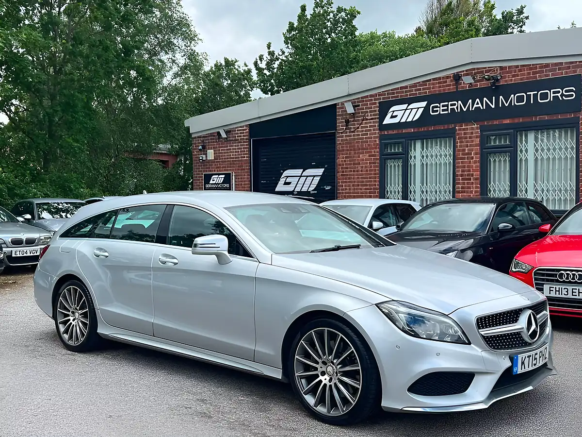 Used 2015 Mercedes-Benz Cls Class AMG Line Silver - Interior and Exterior details 8