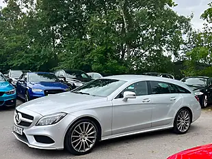Used 2015 Mercedes-Benz Cls Class AMG Line Silver - Interior and Exterior details 9