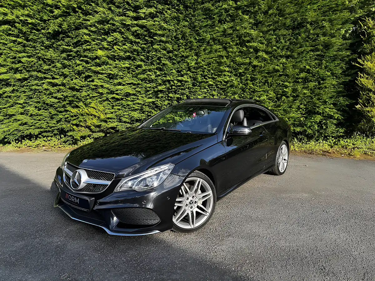 Used 2015 Mercedes-Benz E Class AMG Line Black - Front View