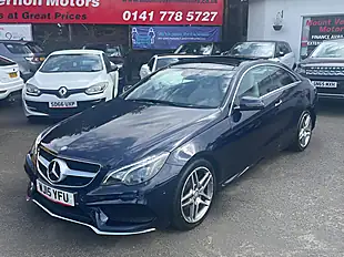 Used 2015 Mercedes-Benz E Class AMG Line Blue - Interior and Exterior details 4