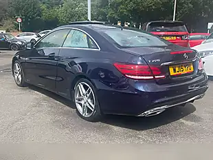 Used 2015 Mercedes-Benz E Class AMG Line Blue - Interior and Exterior details 6