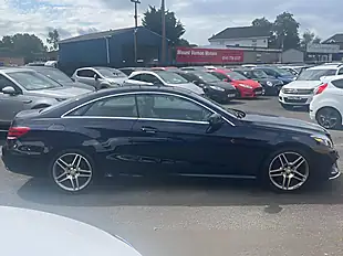 Used 2015 Mercedes-Benz E Class AMG Line Blue - Interior and Exterior details 9