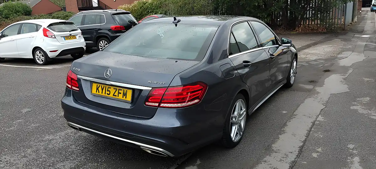 Used 2015 Mercedes-Benz E-Class AMG Line Grey - Interior and Exterior details 3