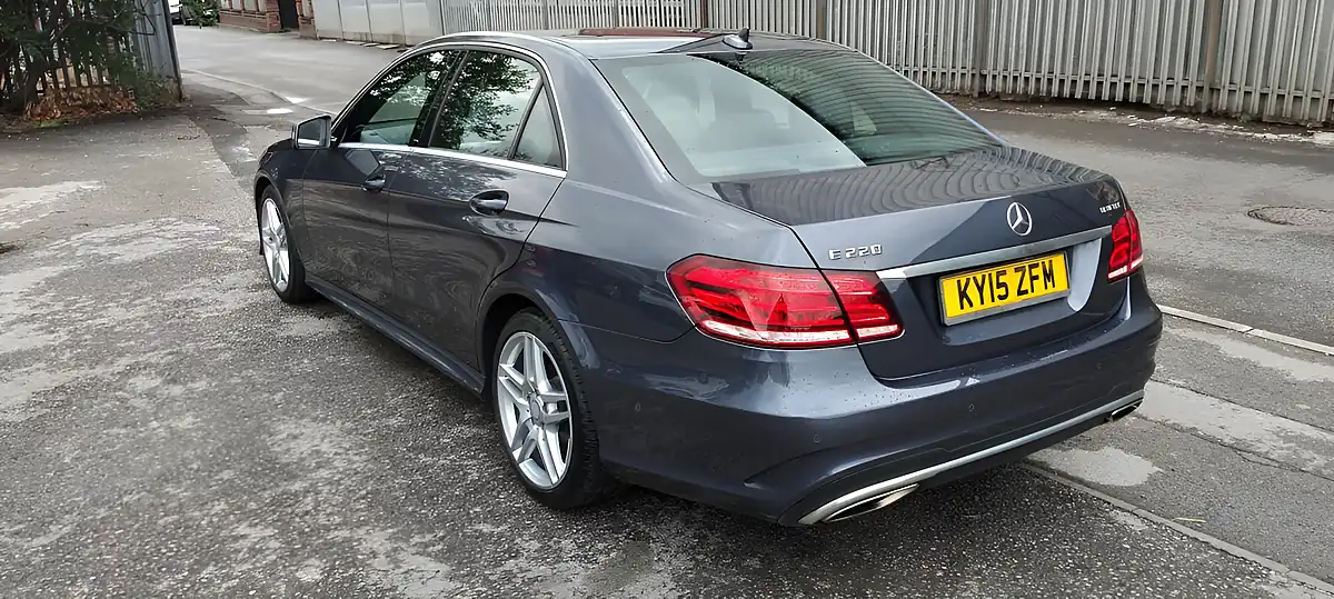 Used 2015 Mercedes-Benz E-Class AMG Line Grey - Interior and Exterior details 5
