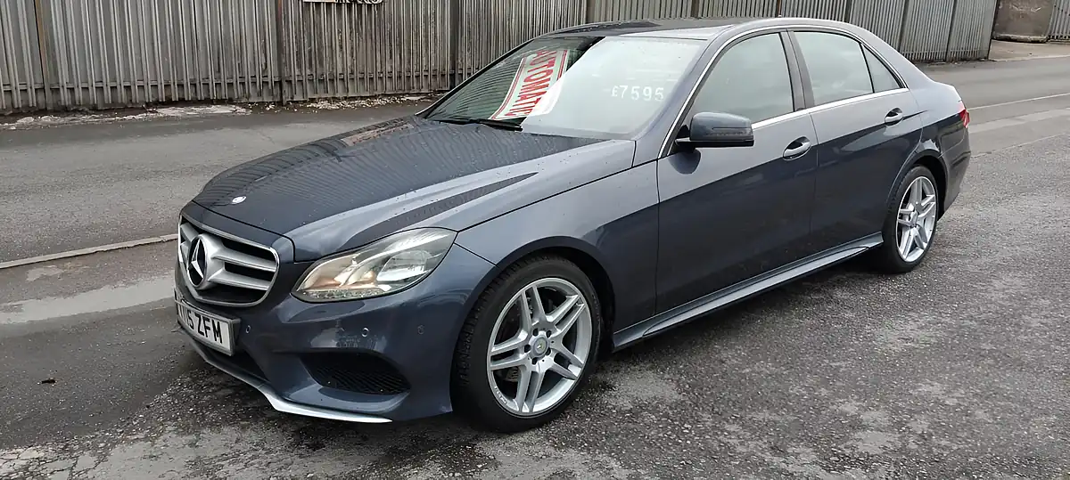 Used 2015 Mercedes-Benz E-Class AMG Line Grey - Interior and Exterior details 6