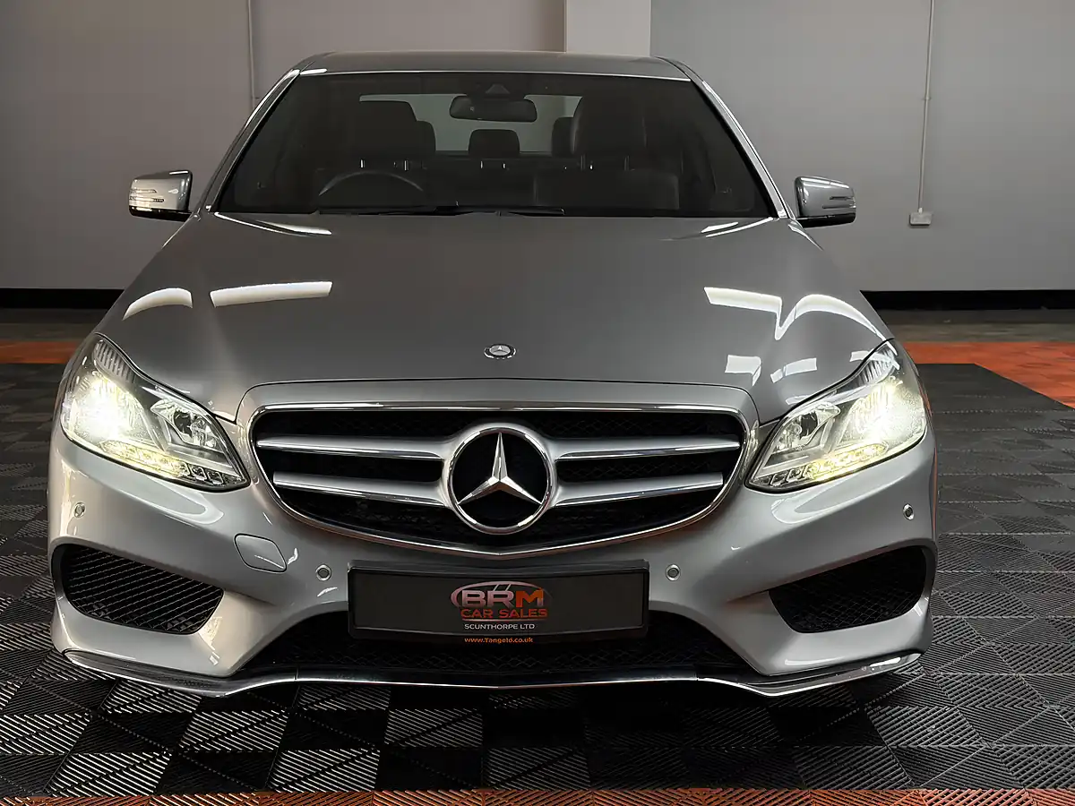 Used 2015 Mercedes-Benz E Class AMG Line Palladium Silver/Grey - Interior and Exterior details 2