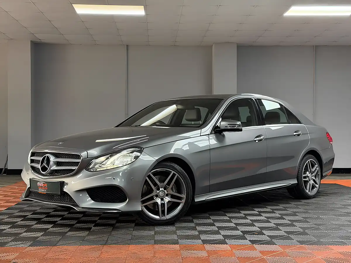 Used 2015 Mercedes-Benz E Class AMG Line Palladium Silver/Grey - Interior and Exterior details 3