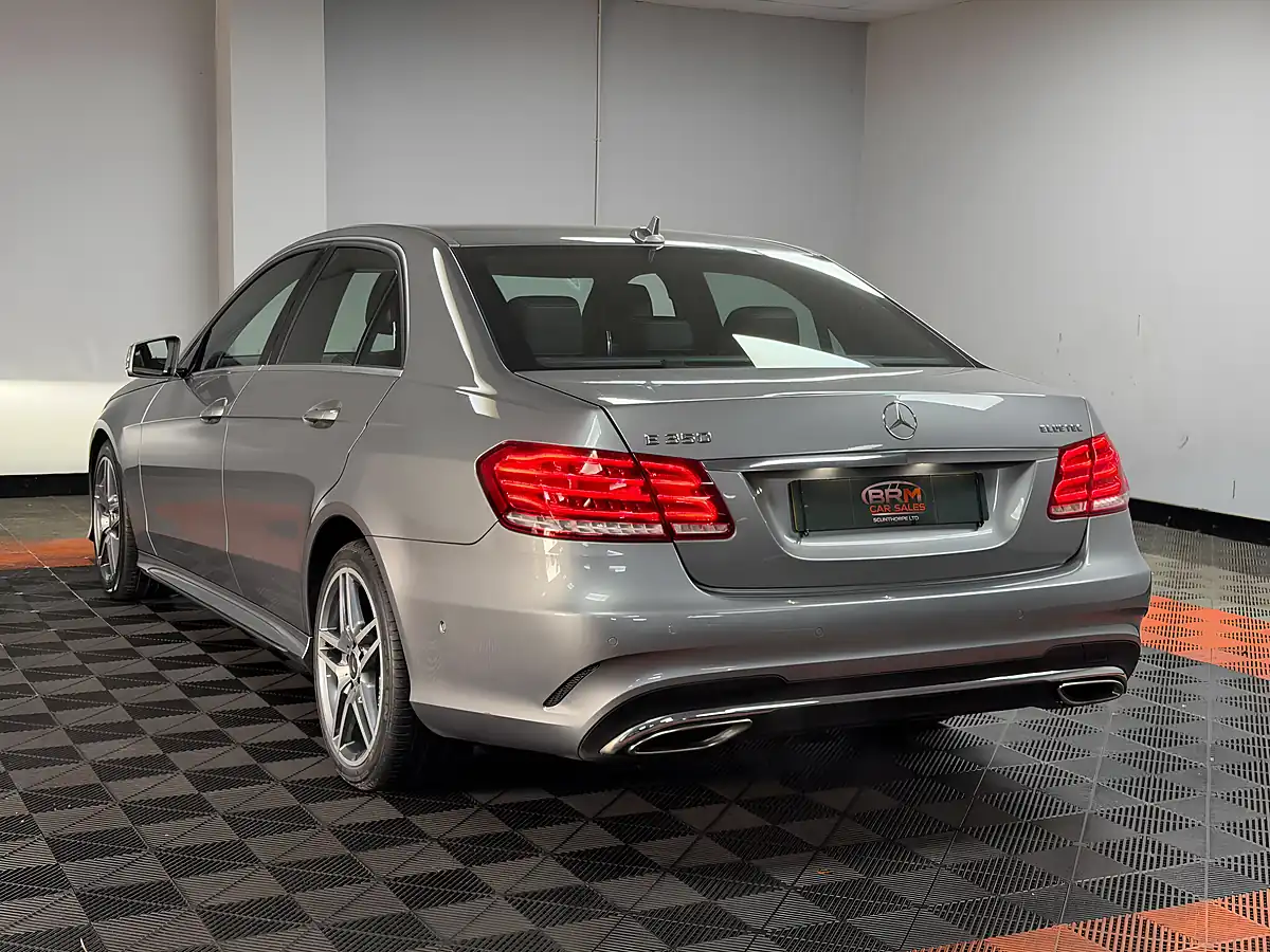 Used 2015 Mercedes-Benz E Class AMG Line Palladium Silver/Grey - Interior and Exterior details 4